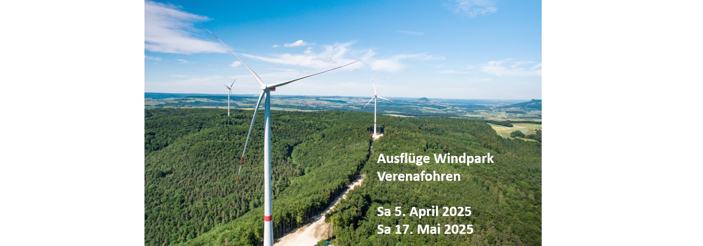 Ausflug zum Windpark Verenafohren