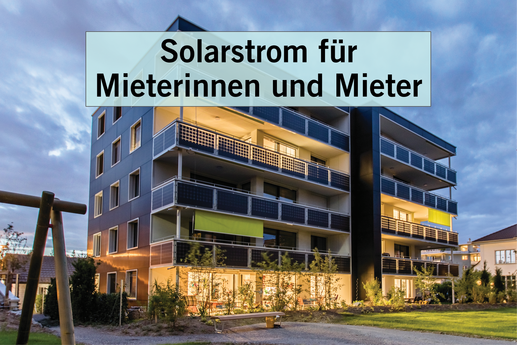 Webinar: Solarstrom für Mieterinnen und Mieter