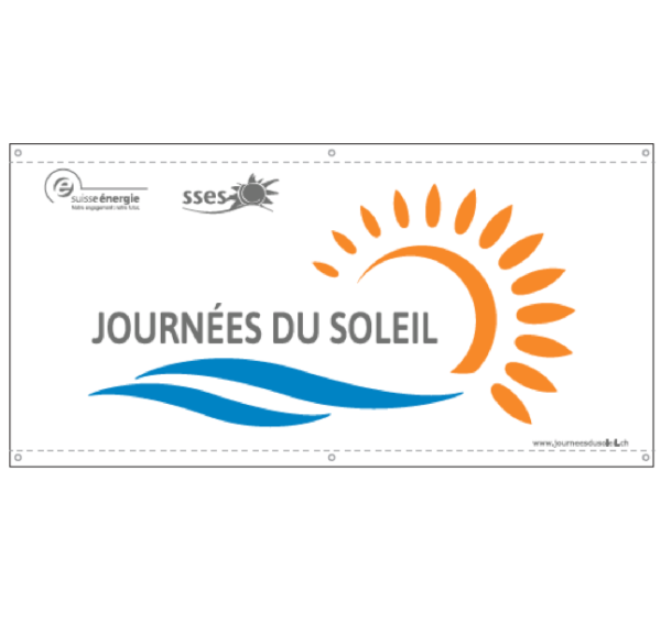 Striscioni da appendere «Giornate del sole»
