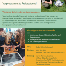 Wochenend-Workshop "Solares Lager"