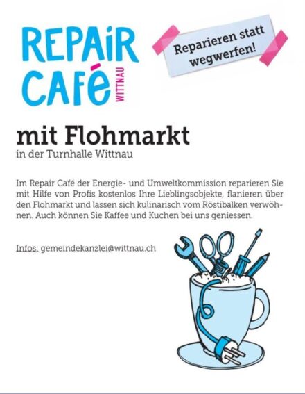 Tag der Sonne, Flohmarkt, Repair Café