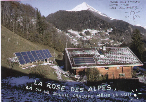 Bienvenue à notre journée portes ouvertes pour découvrir notre système de chauffage complet solaire thermique et eau chaude sanitaire réalisée en autoconstruction Sebasol