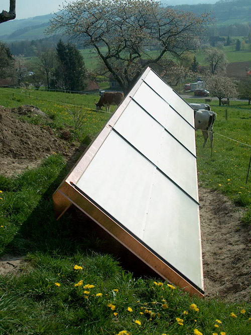 Bienvenue à notre journée portes ouvertes pour découvrir notre installation solaire thermique réalisée autoconstruction Sebasol