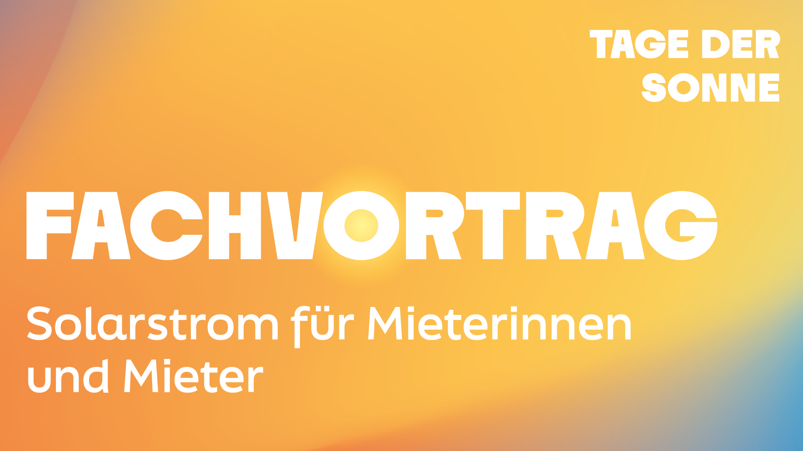 Solarstrom für Mieterinnen und Mieter