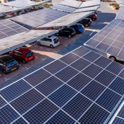 Überdachung von Parkplätzen mit Fotovoltaik
